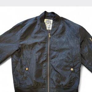 Black lock and love women’s lightweight Bomber Jacket